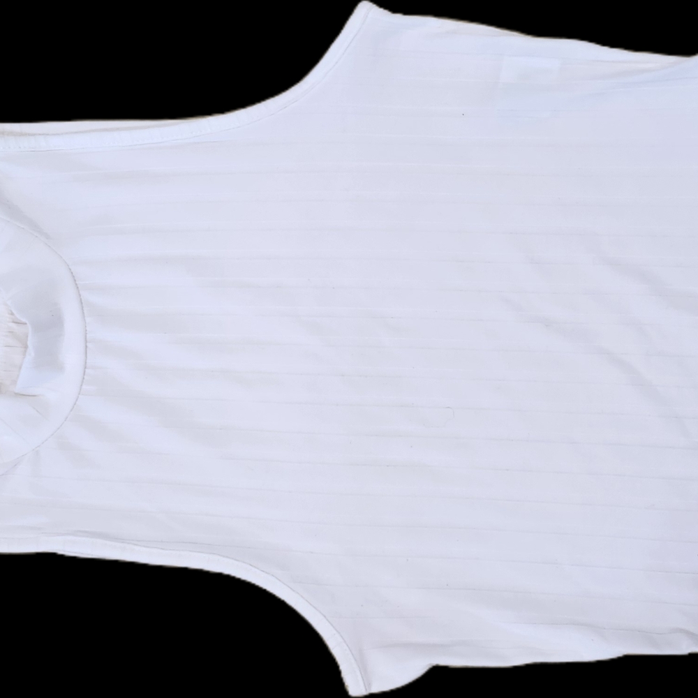 White Sleeveless Top